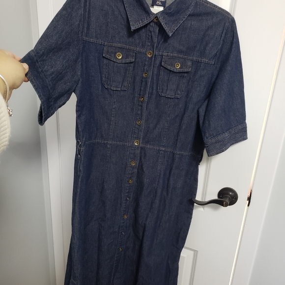 VINTAGE CHEROKEE Long Denim Dress - Picture 2 of 7
